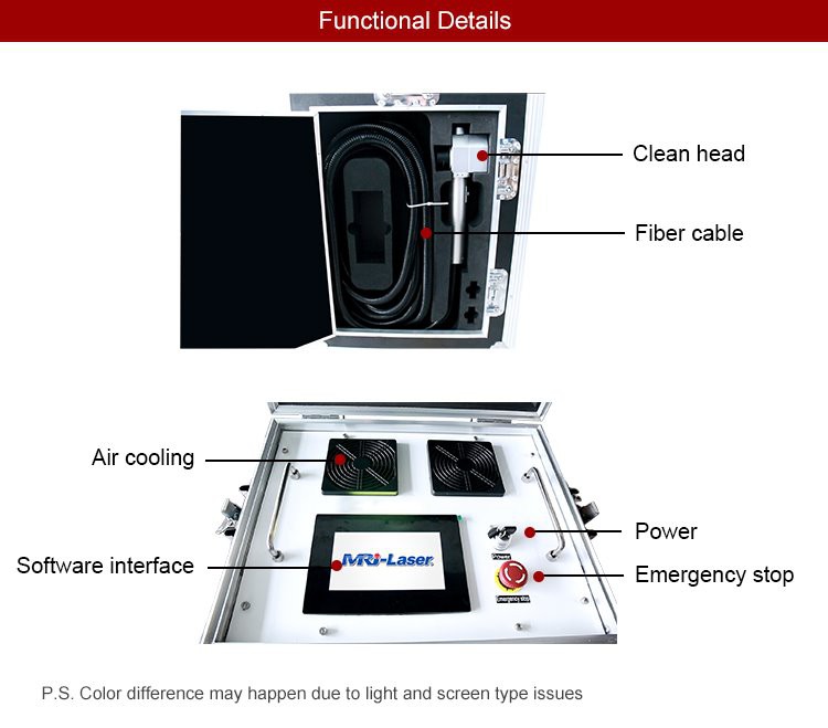 200W Portable Fiber Laser Cleaner for Ourdoor Cleaning Work (5)