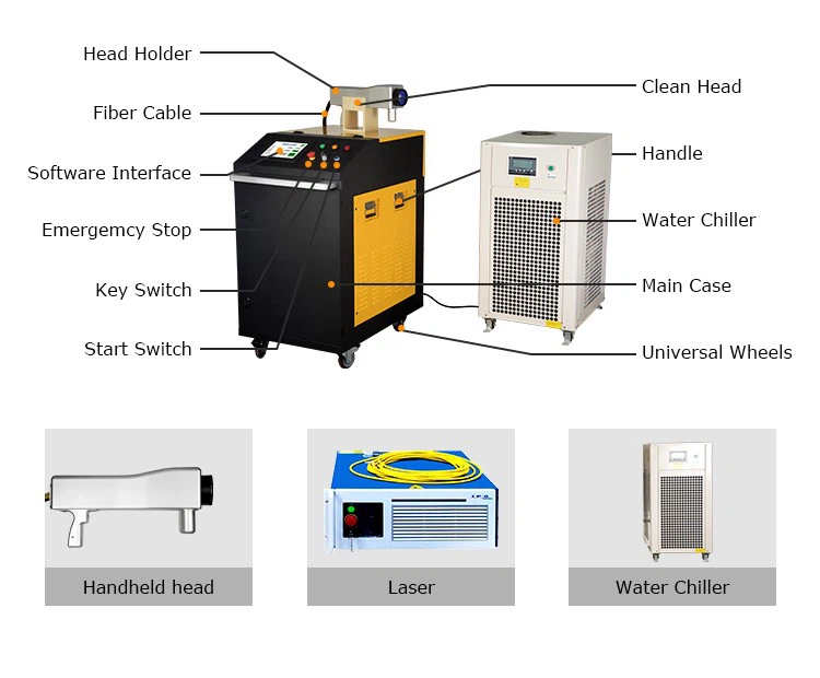 500W Pulsed Cleaning Machine 500W Pulsed Cleaning Machine