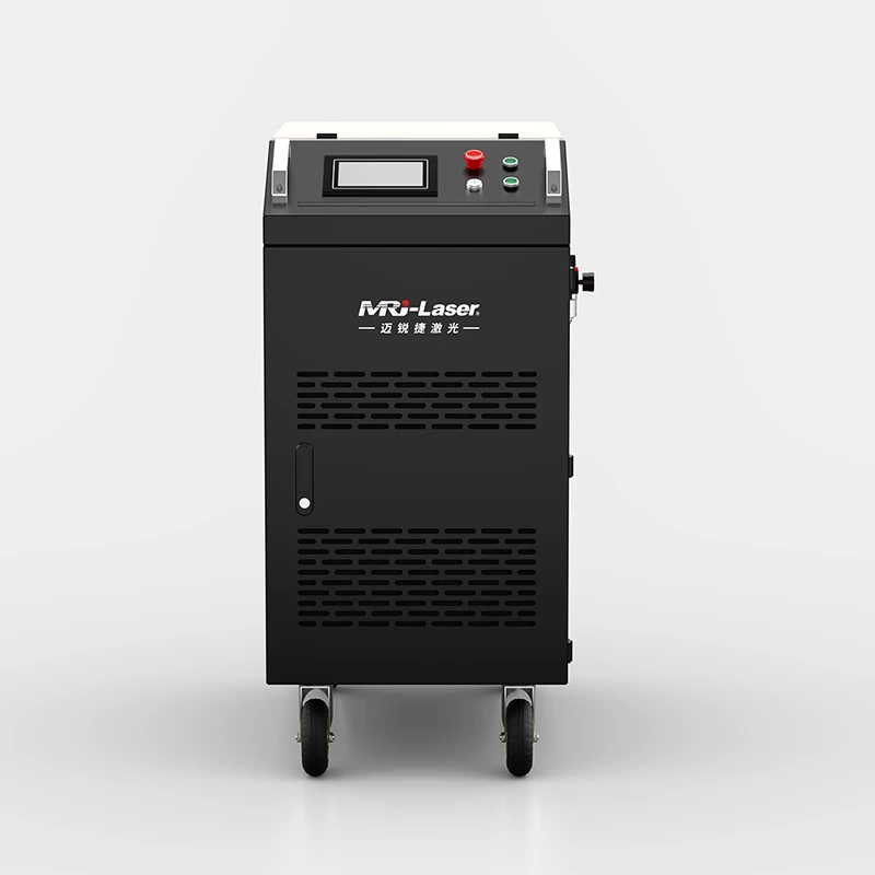 Auto Body Paint Removal 1000 Watts Top Hat Beam Laser Cleaning Machine With Industrial Water Chiller