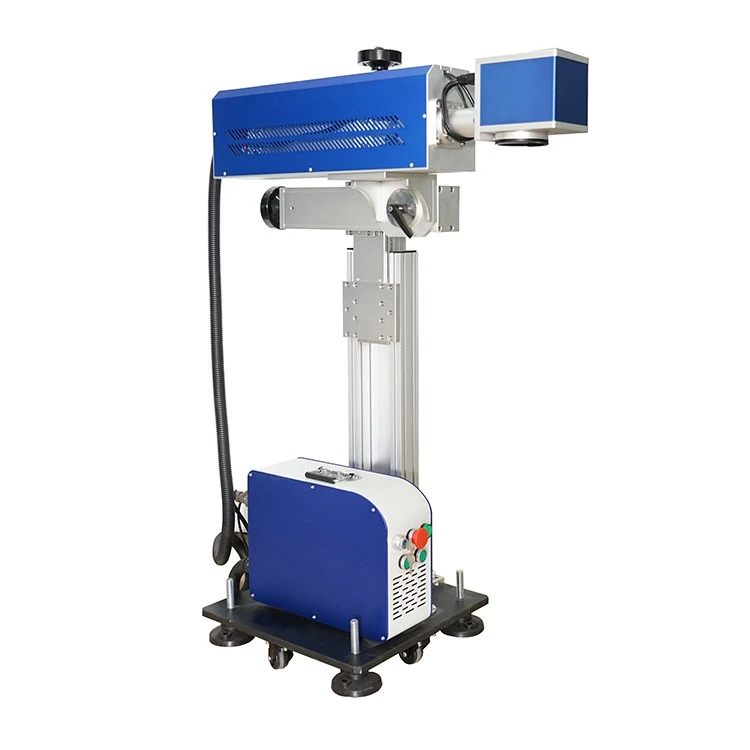 MRJ-Laser Produces Automated PLC-managed 30W CO2 Laser Marking Machine For Food And Drug Factory Bottles.