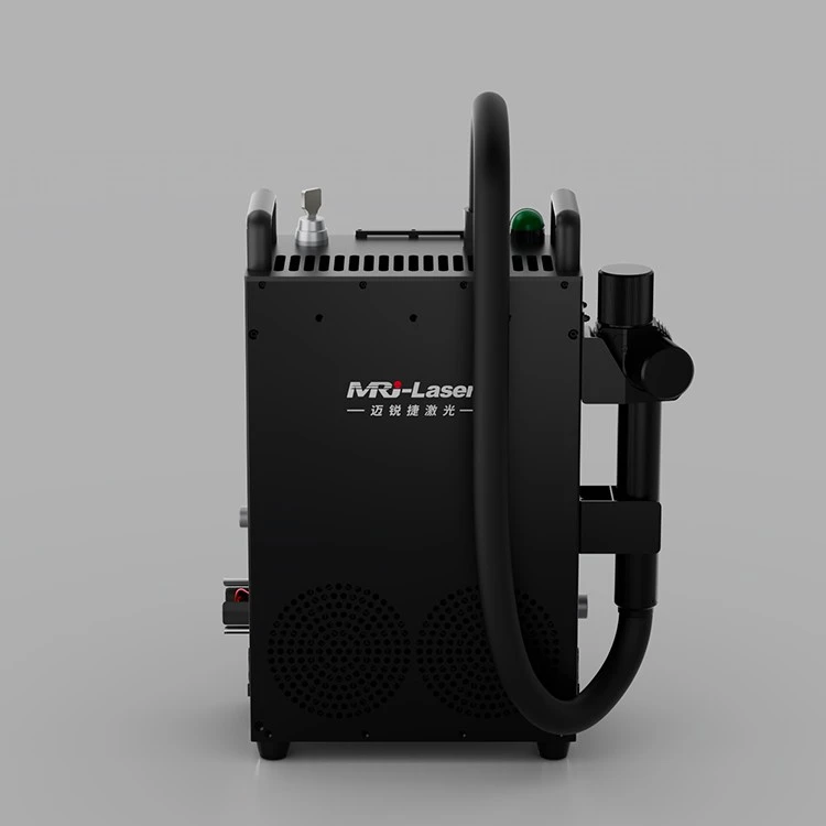 MRJ Self-develop Backpack Black Version Laser Cleaning Machine