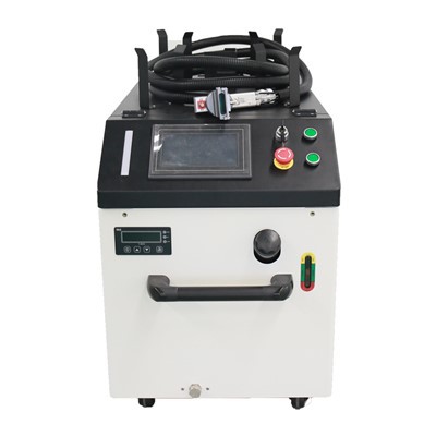 Pembersih Laser Pulsa Berpendingin Air 300W 15mj Ringan Untuk Pernis