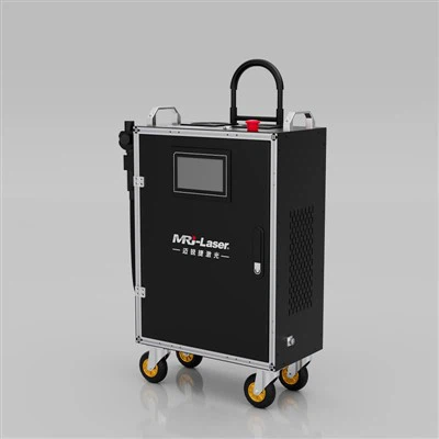 Mesin Pembersih Laser Gelombang Laser Pulsa 300 Watt Koper Untuk Pembersihan Dinding Eksterior Luar Ruangan