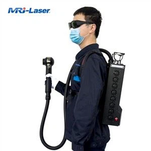 100W Light Weight Backpack Portable Laser Cleaning Rust Removal Machine