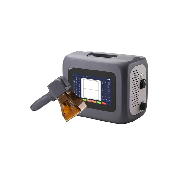 Mini Bag Type Fiber Laser Marker Untuk Menandai Kode QR Pada Logam