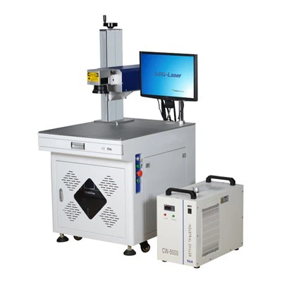 Mesin Penandaan Laser UV Desktop 15W Untuk Pemotongan Kaca